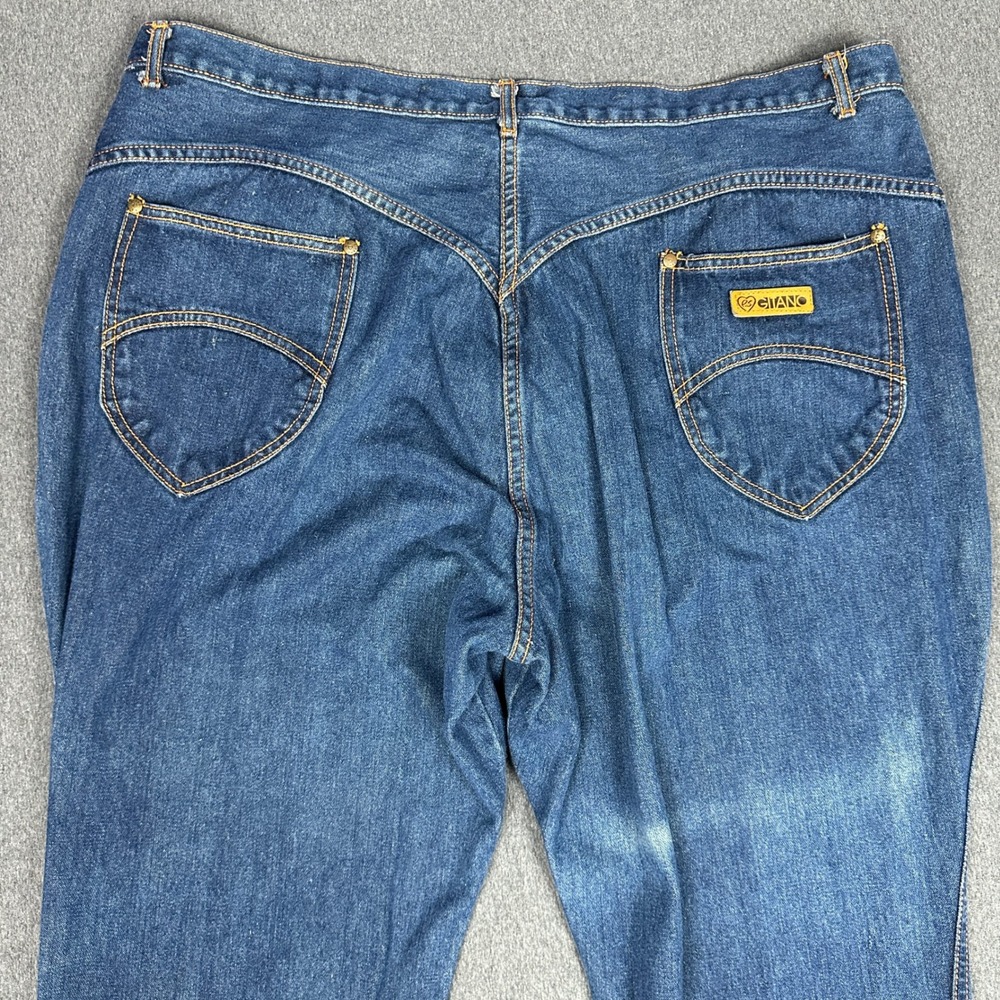 Vtg 80s Gitano High Waisted Mom Jeans Womens Plus Size 42 Regular 100% Cotton HK - Picture 7 of 8